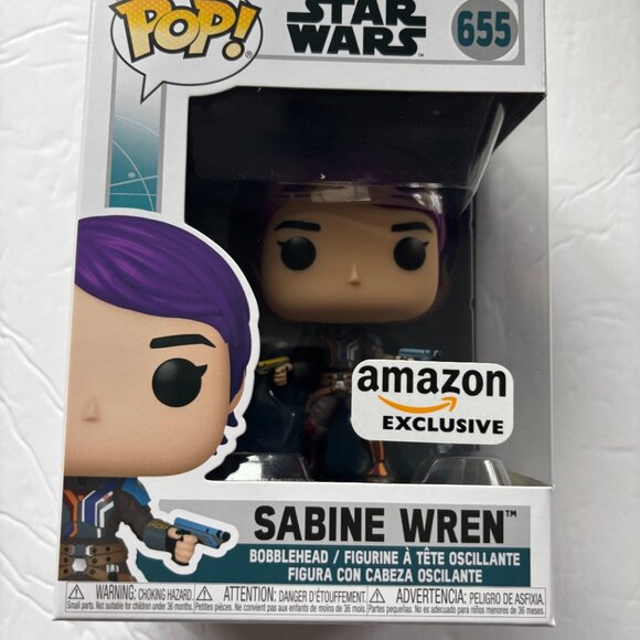 NEW Star Wars Sabine Wren Exclusive Funko Pop Figure #655 - Picture 2 of 8
